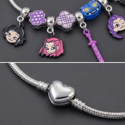 KPop Demon Hunters-Inspired Charm Bracelet